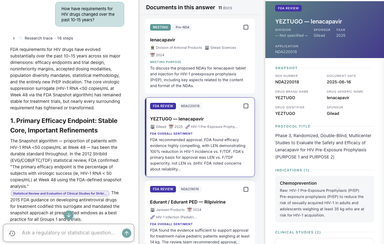 FDA Precedent & Landscape Research platform preview